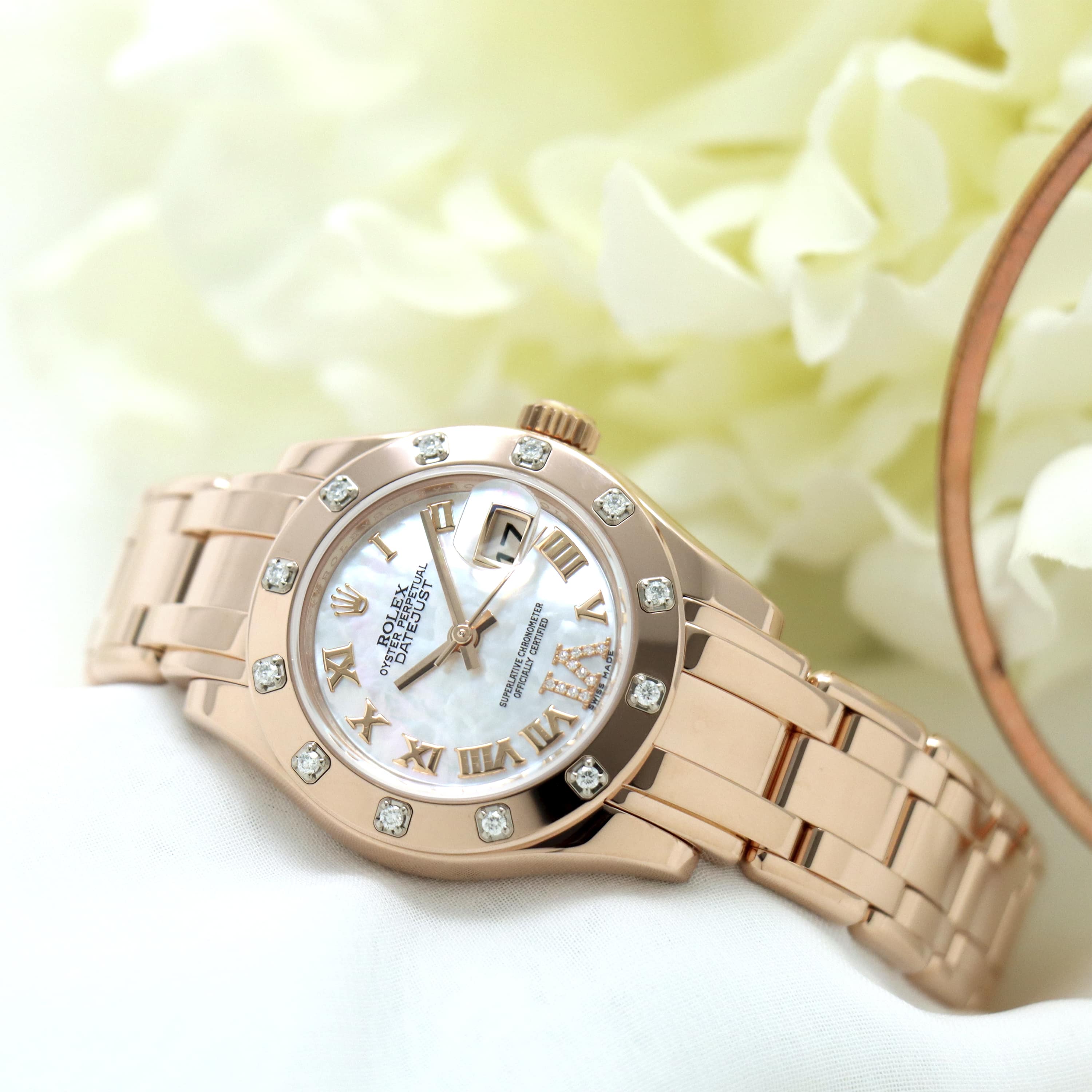 中古)ROLEX ロレックス デイトジャスト パールマスター 80315NR 