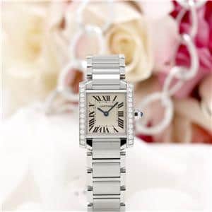 新品)CARTIER カルティエ タンク フランセーズ SM W4TA0008（商品ID