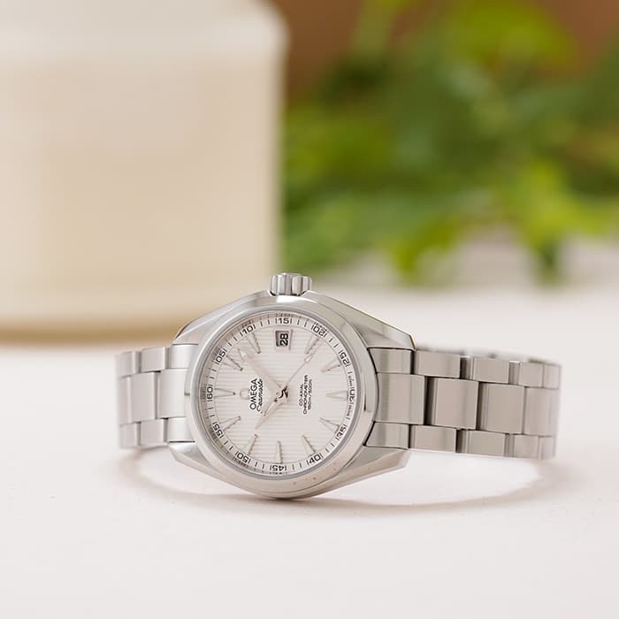 新品)OMEGA オメガ シーマスター アクアテラ レディース