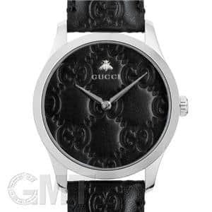 GUCCI グッチ Gタイムレス YA1264031 グッチシグネチャー ブラック メイン