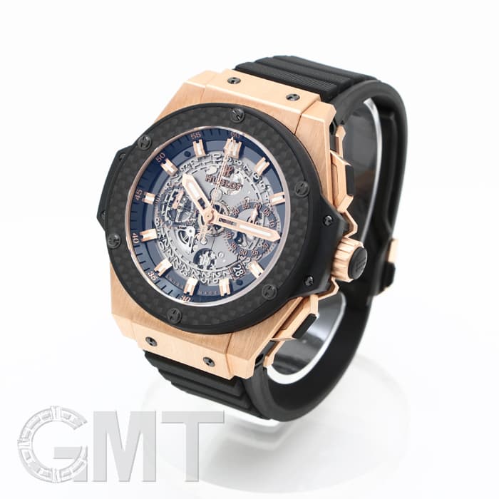K・⚠︎︎プロ必読ページ 中古)HUBLOT ウブロ キングパワー ウニコ キングゴールド