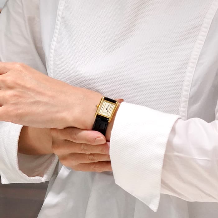 中古)CARTIER カルティエ タンク マストタンクS ヴェルメイユ