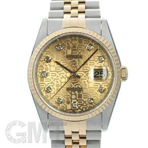 ROLEX ロレックス デイトジャスト 16233G シャンパン コンピューター メイン