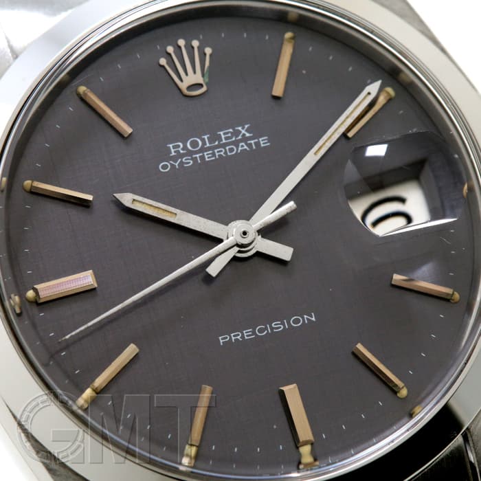 中古)ROLEX ロレックス オイスターデイト プレシジョン 6694 グレー