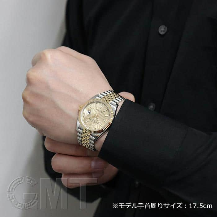 未使用)ROLEX ロレックス デイトジャスト 36 126233 ゴールデンパーム