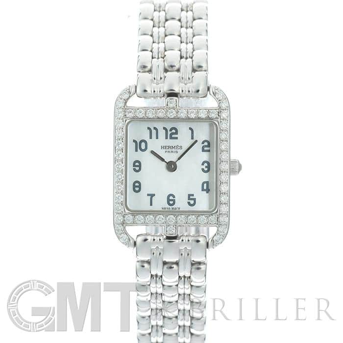 中古)HERMES エルメス ケープコッド ミニ CC1.192 ホワイトゴールド
