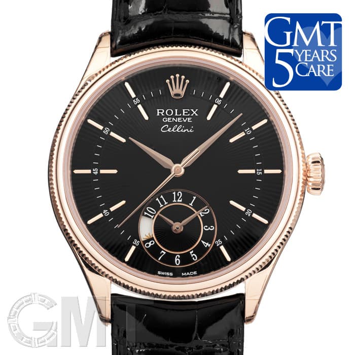 ROLEX チェリーニ 新品)ROLEX ロレックス チェリーニ デュアルタイム 50525 ブラック