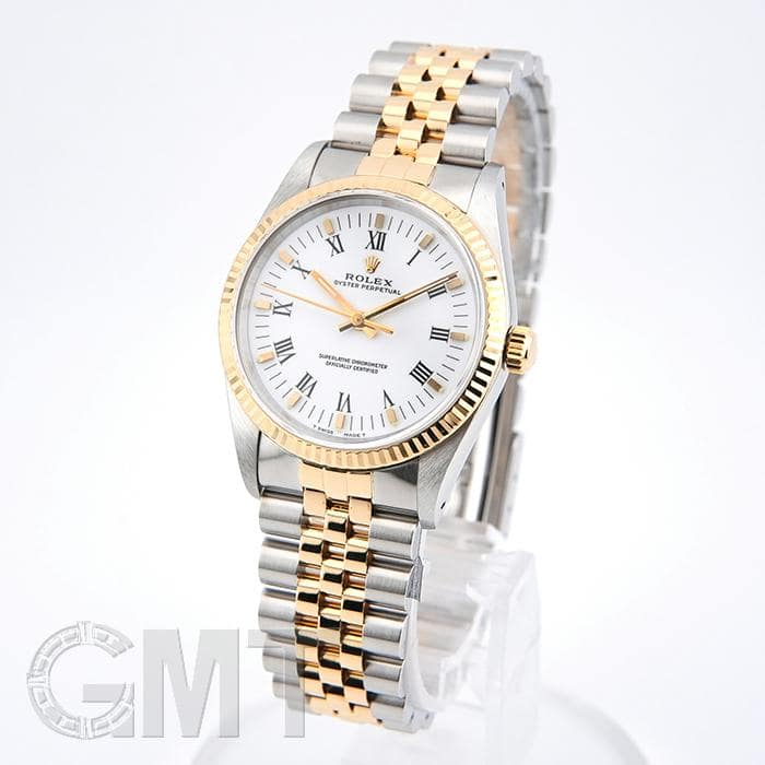 中古　ロレックス　オーバーホール済　　オイスター 中古)ROLEX ロレックス オイスターパーペチュアル 14233 ホワイト