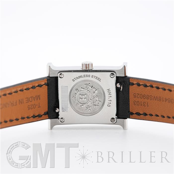 中古)HERMES エルメス Hウォッチ Hウォッチ ミニ 21mm ノワール