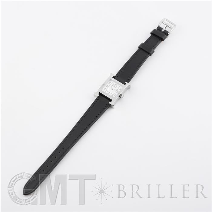 中古)HERMES エルメス Hウォッチ Hウォッチ ミニ 21mm ノワール