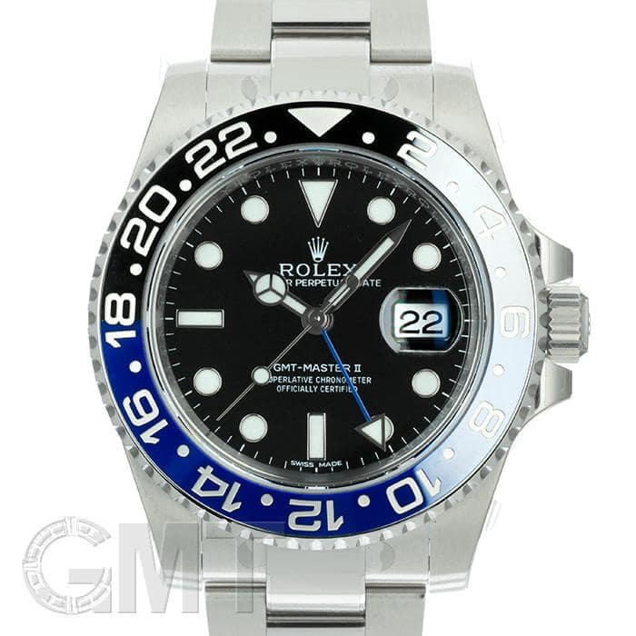 中古)ROLEX ロレックス GMTマスター II 116710BLNR【保護シール付き