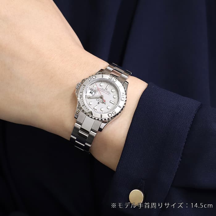 中古)ROLEX ロレックス ヨットマスター 169622 プラチナ文字盤（商品ID
