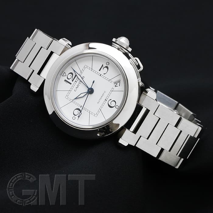 中古 カルティエ CARTIER W31074M7 ホワイト ユニセックス 腕時計 中古)CARTIER カルティエ パシャC W31074M7（商品ID：3717006145952