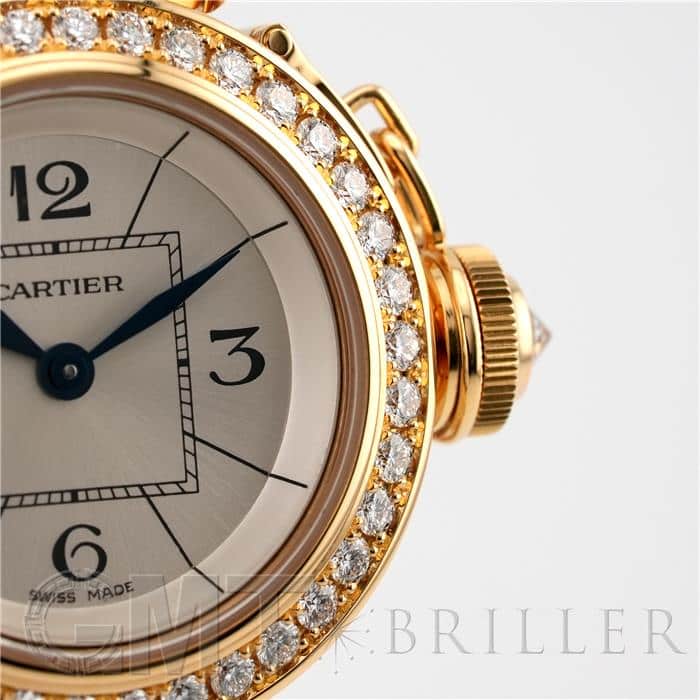 中古)CARTIER カルティエ パシャ 27mm WJ124014 イエローゴールド