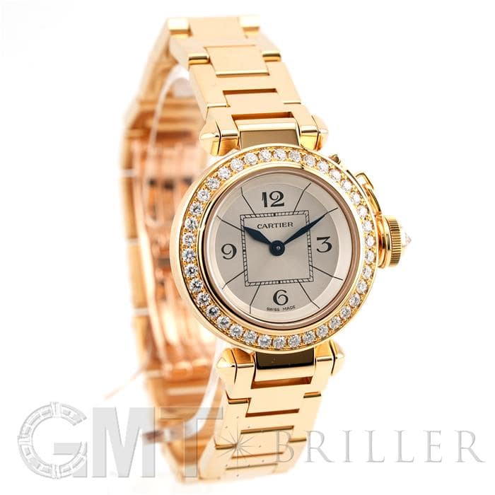 中古)CARTIER カルティエ パシャ 27mm WJ124014 イエローゴールド