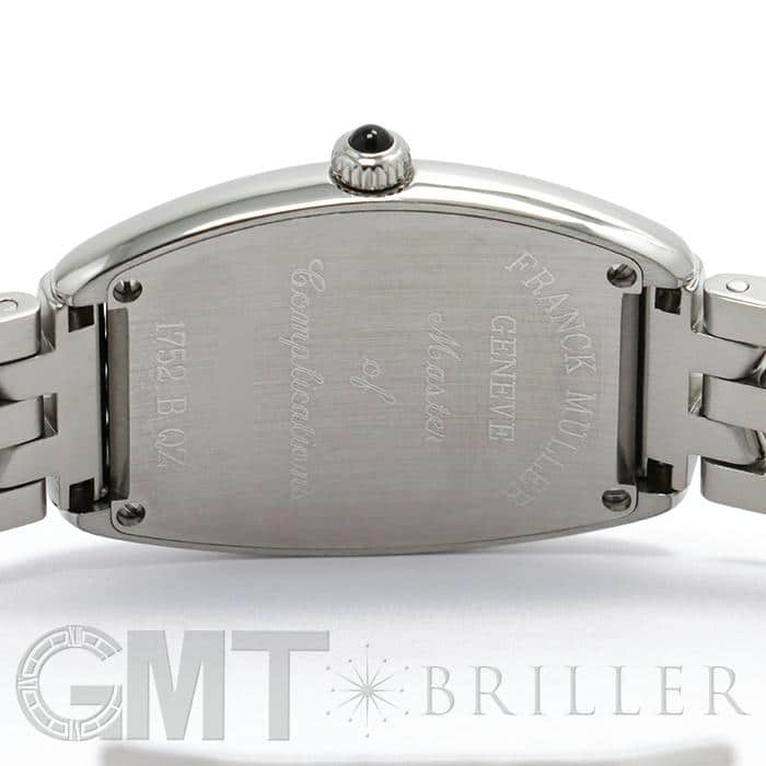 フランクミュラー トノーカーベックス　1752QZ コマ フランク・ミュラー レディース トノーカーベックス 黒アラビア 1752QZ