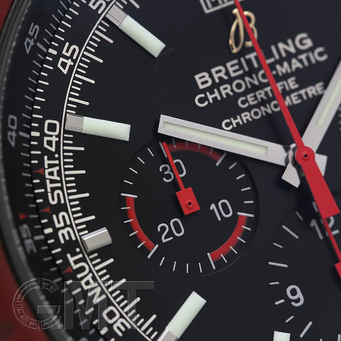 (中古)BREITLING ブライトリング ナビタイマー クロノマチックブラックスチール M14360-1518（商品ID ...