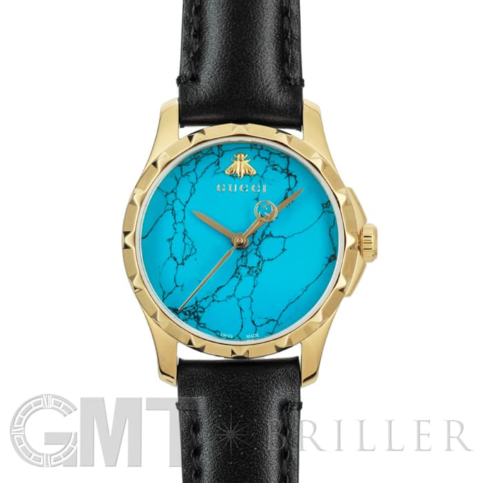 新品)GUCCI グッチ Gタイムレス YA126554 ターコイズ（商品ID