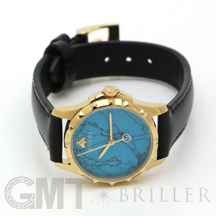 新品)GUCCI グッチ Gタイムレス YA126554 ターコイズ（商品ID