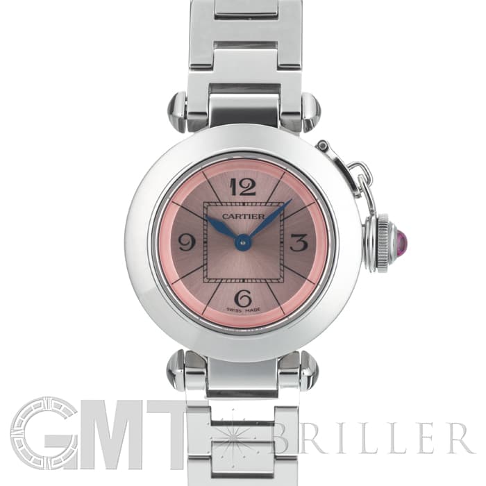 美品カルティエ　ミスパシャ　Cartier 中古)CARTIER カルティエ ミスパシャ ピンク W3140008（商品ID