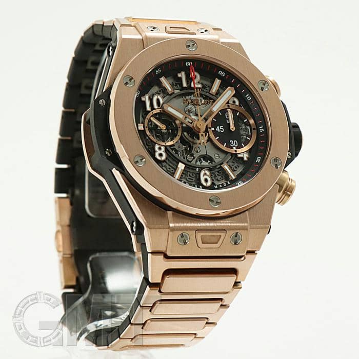 中古)HUBLOT ウブロ ビッグバン ウニコ キングゴールド 45mm 411.OX