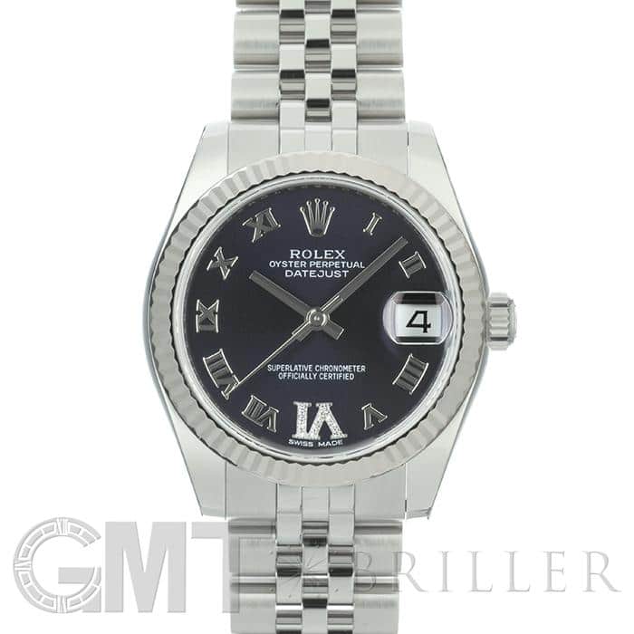 中古)ROLEX ロレックス デイトジャスト 178274 オーベルジーヌ ローマ