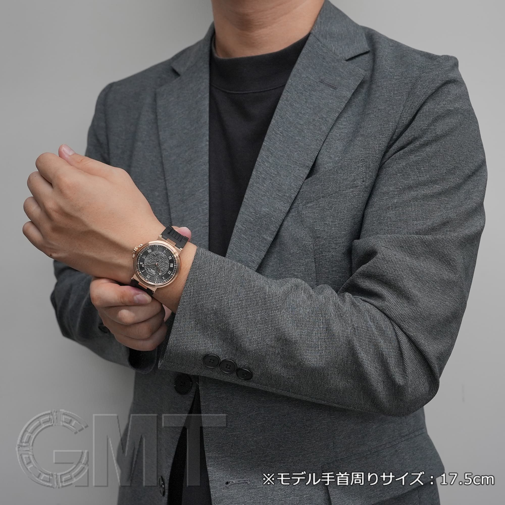 中古)BREGUET ブレゲ マリーン 5517BR/G3/5ZU ローズゴールド（商品ID