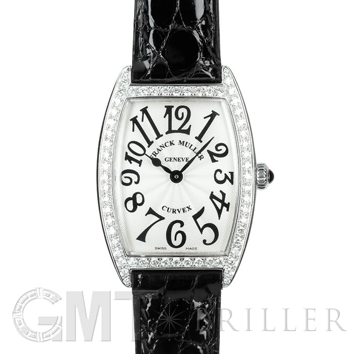 内部点検済 FRANCK MULLER フランクミュラー トノーカーベックス クロノメトロ ダイヤベゼル 1752 S6 D ダイヤモンド シルバー ギョーシェ K18PG ピンクゴールド 純正ベルト 純正K18PG尾錠 レディース 手巻き【6ヶ月保証】【腕時計】【中古】 FRANCK MULLER - 内部点検済 FRANCK MULLER フランクミュラー トノー