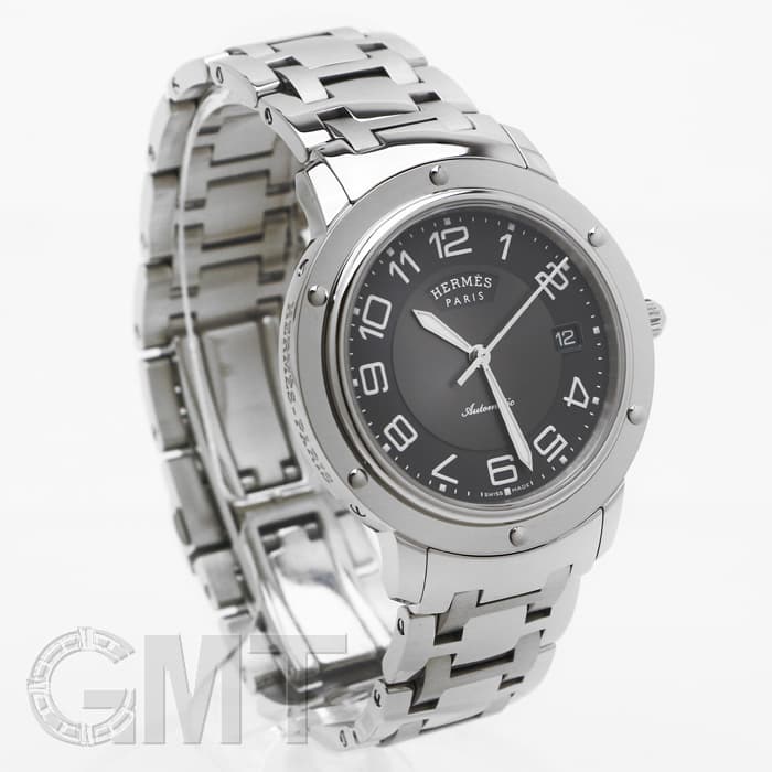 中古)HERMES エルメス クリッパー CP2.810 グレー（商品ID 