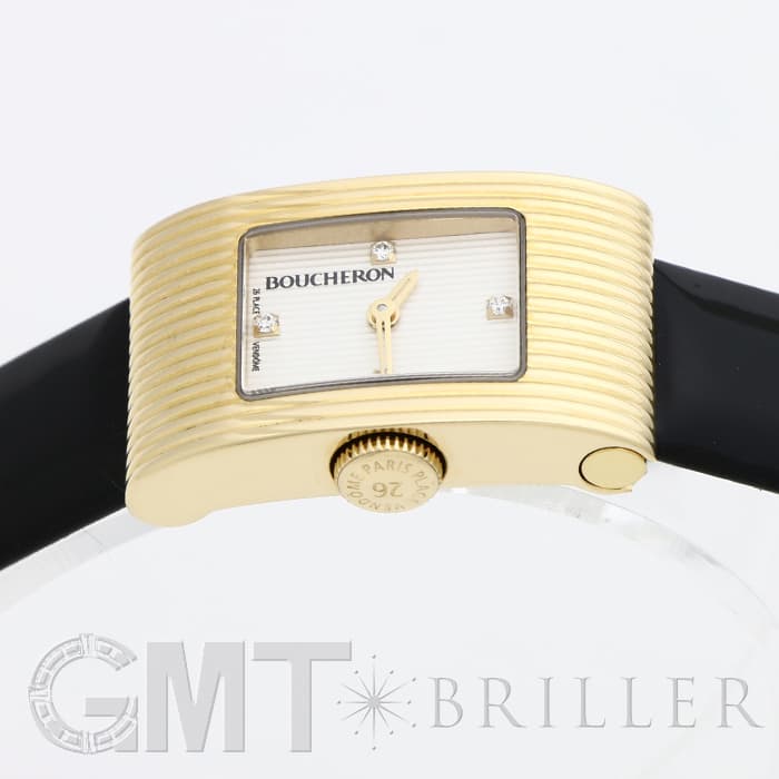 BOUCHERON ブシュロン リフレ スモール ダイヤ4p レディース 腕時計 BOUCHERON（ブシュロン） リフレ サイドダイヤ 4P クォーツ レディース