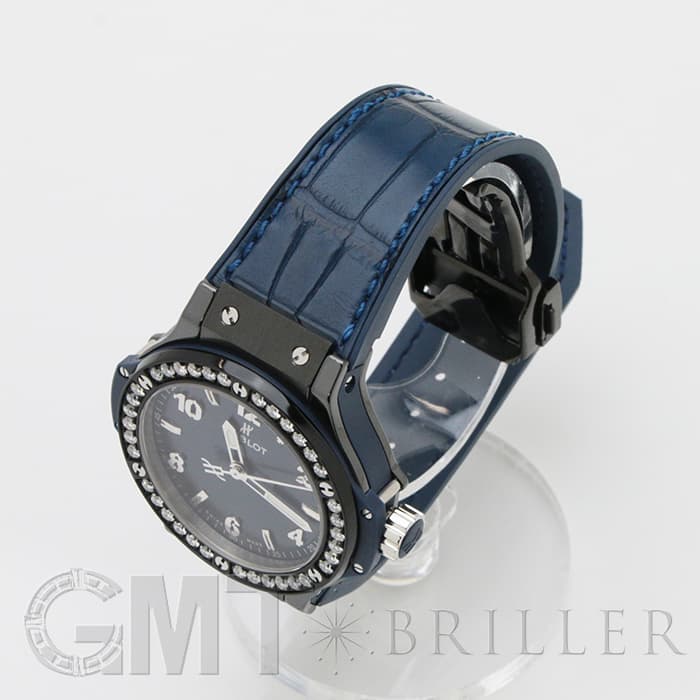 新品)HUBLOT ウブロ ビッグバン セラミック ブルー ダイヤモンド 361