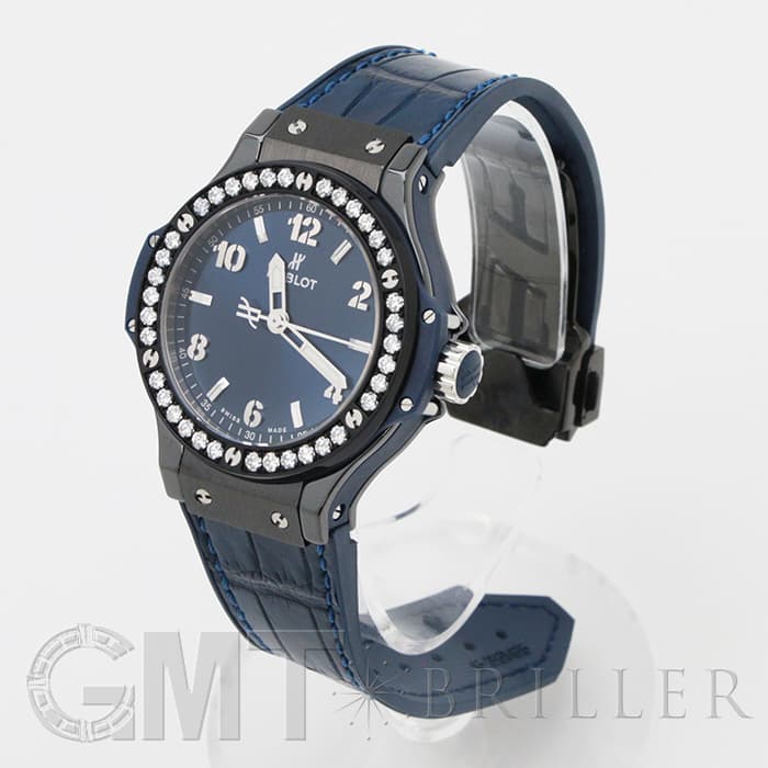 新品)HUBLOT ウブロ ビッグバン セラミック ブルー ダイヤモンド 361