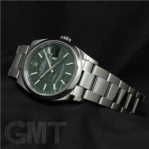ROLEX ロレックス デイトジャスト 36 126200 グリーンパーム オイスターブレス メイン