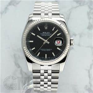 ROLEX ロレックス デイトジャスト 116234 ブラック【裏蓋シール付き】 メイン