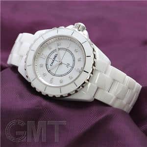 CHANEL シャネル J12 ホワイトセラミック 8Pダイヤ 38mm H3214 メイン
