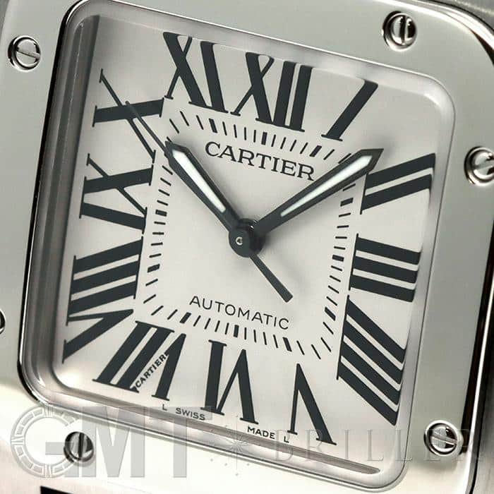 AZ　カルティエ　サントス100ウォッチ、MM 中古)CARTIER カルティエ サントス 100 MM W20126X8（商品ID