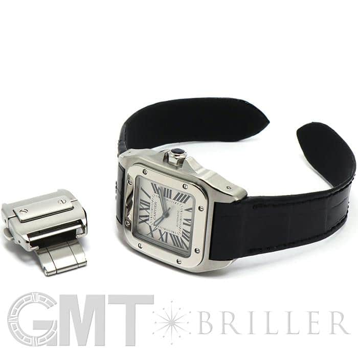 カルティエ サントス 100 W20126X8 自動巻き レディース 【中古】 W20126X8 カルティエ(Cartier) サントス100 MM 新品/レディース時計