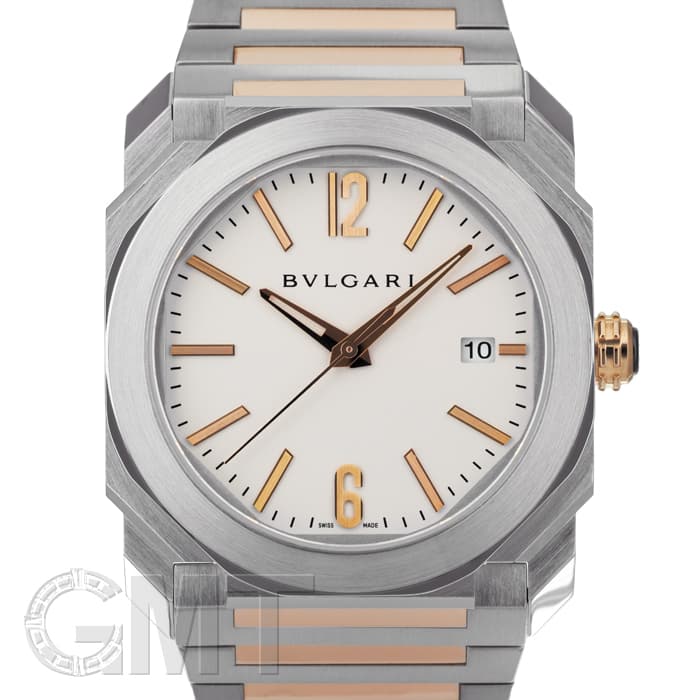 中古)BVLGARI ブルガリ オクト ソロテンポ ホワイト BGO38WSPGD（商品