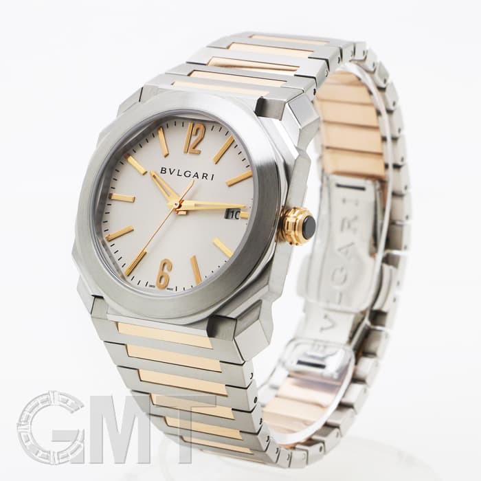 中古)BVLGARI ブルガリ オクト ソロテンポ ホワイト BGO38WSPGD