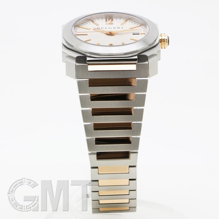 中古)BVLGARI ブルガリ オクト ソロテンポ ホワイト BGO38WSPGD