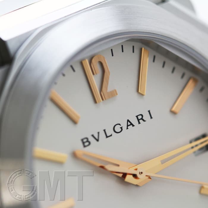 中古)BVLGARI ブルガリ オクト ソロテンポ ホワイト BGO38WSPGD（商品