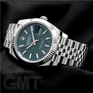 ROLEX ロレックス デイトジャスト 41 126334 ミントグリーン フルーテッドモチーフ ジュビリーブレスレット メイン