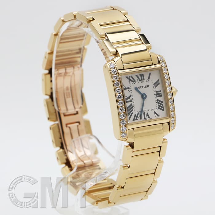 ⭐️休日セール⭐️イエローゴールド カルティエ タンクフランセーズ SM 18K 新品)CARTIER カルティエ タンク フランセーズ SM WE1001R8 イエロー