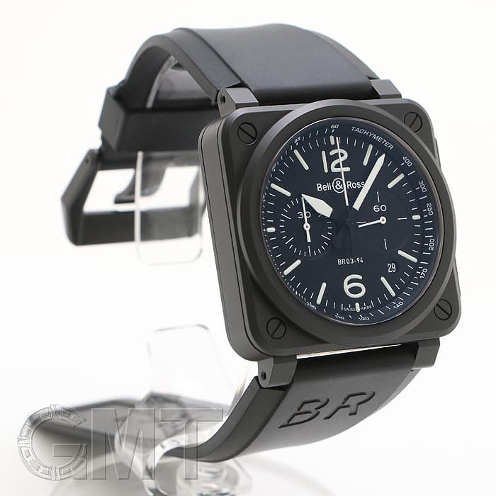 Bell & Ross BR 03-94 クロノグラフ中古 ベル&ロス 中古)BELL & ROSS ベル&ロス BR 03-94 ブラック マット クロノグラフ