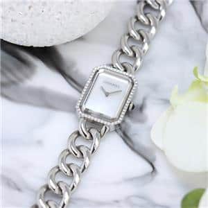 CHANEL シャネル プルミエール H3255 ホワイトMOP 22×28mm メイン