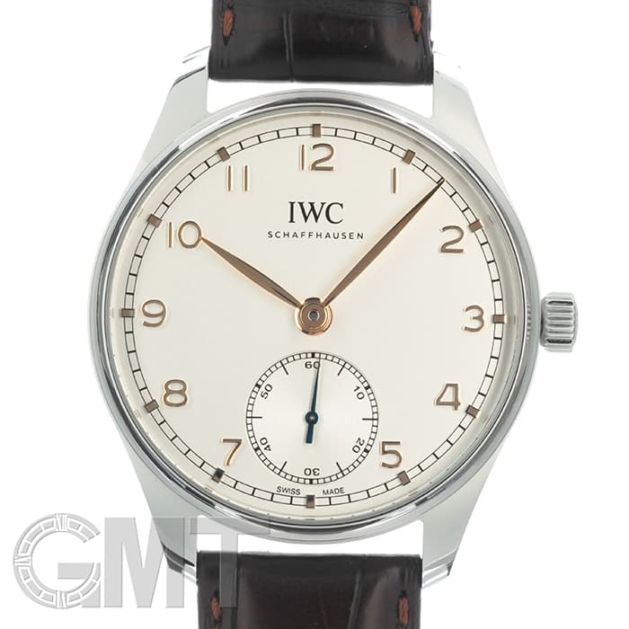 【113708】IWC インターナショナルウォッチカンパニー  IW358303 ポルトギーゼ オートマチック40 シルバーダイヤル SS/レザー（クロコ） 自動巻き ギャランティーカード 純正ボックス 腕時計 時計 WATCH メンズ 男性 男 紳士