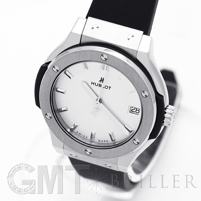 新品)HUBLOT ウブロ クラシック フュージョン チタニウム オパリン 581