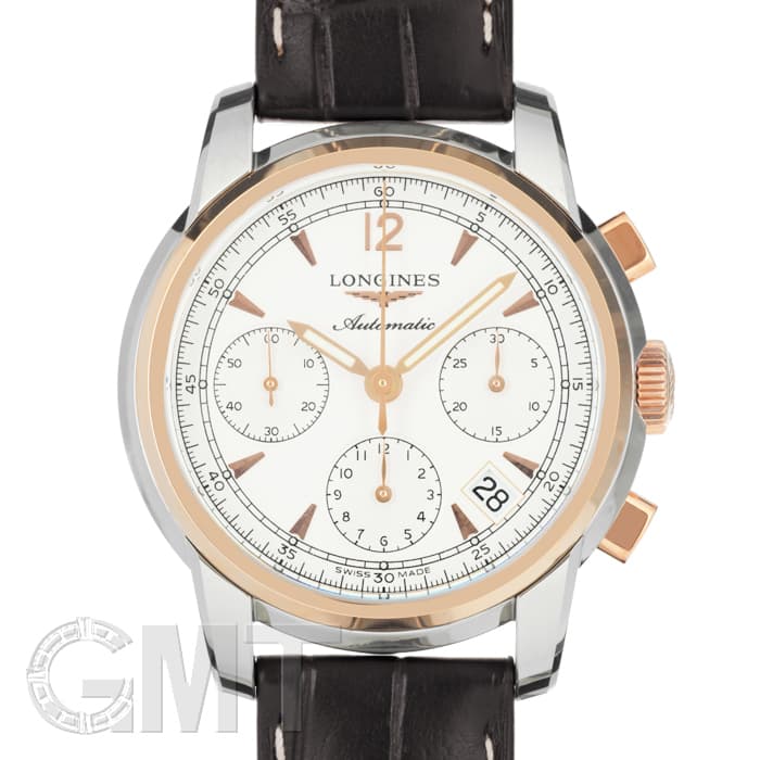 新品)LONGINES ロンジン サンティミエ クロノグラフ シルバー L2.753.5  