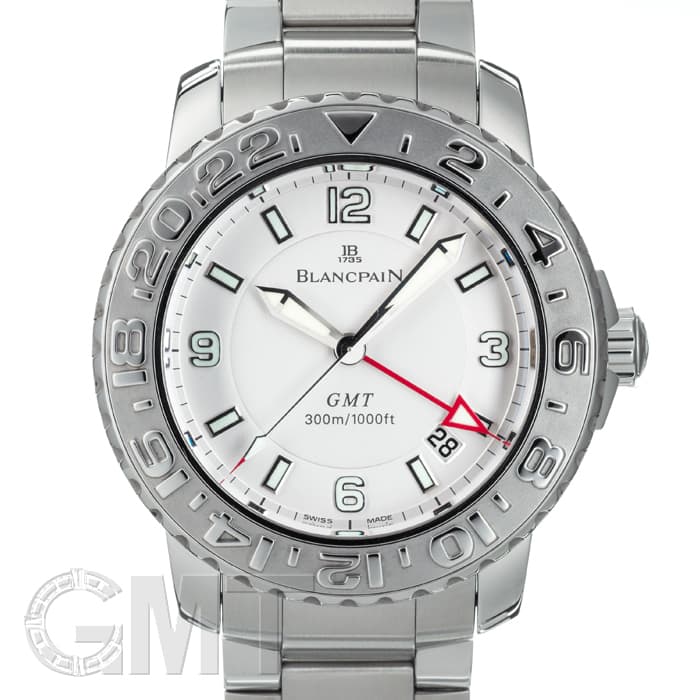 中古)BLANCPAIN ブランパン トリロジー GMT 2250-1142-71 シルバー