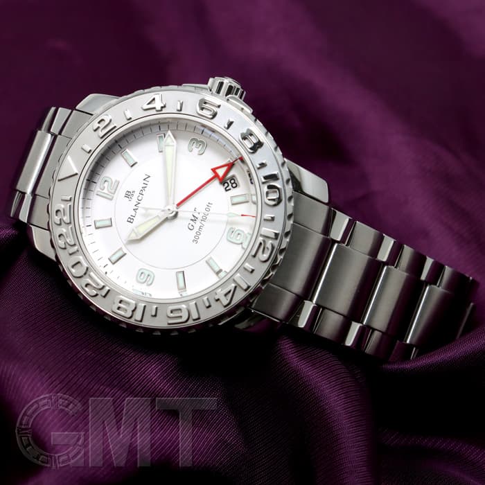 中古)BLANCPAIN ブランパン トリロジー GMT 2250-1142-71 シルバー